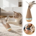 thumbnail image 6 of Btomtd Wooden Tumbler Wobble Cat Toys, Interactive No Catnip Righting Pet Toys for Kittens and Indoor Cats, 7 Inch, B, 6 of 6