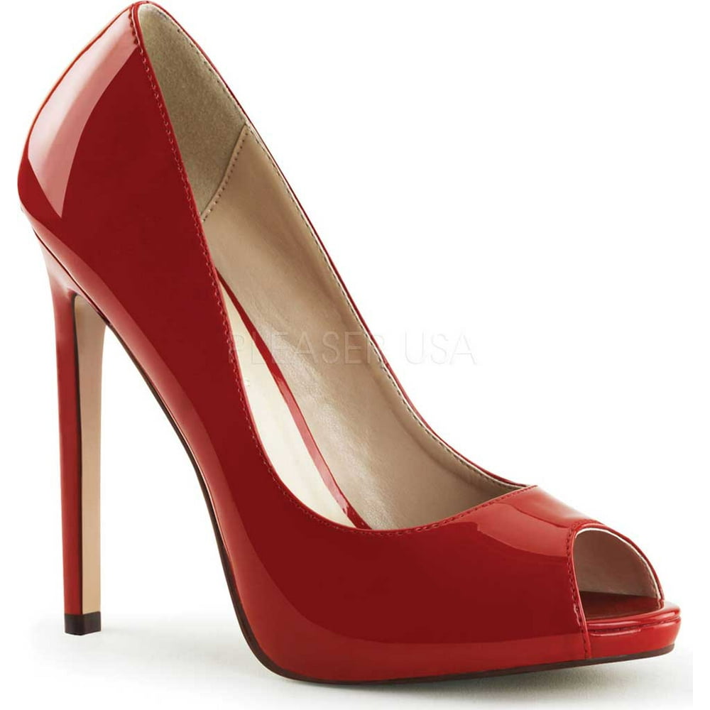 pleaser peep toe
