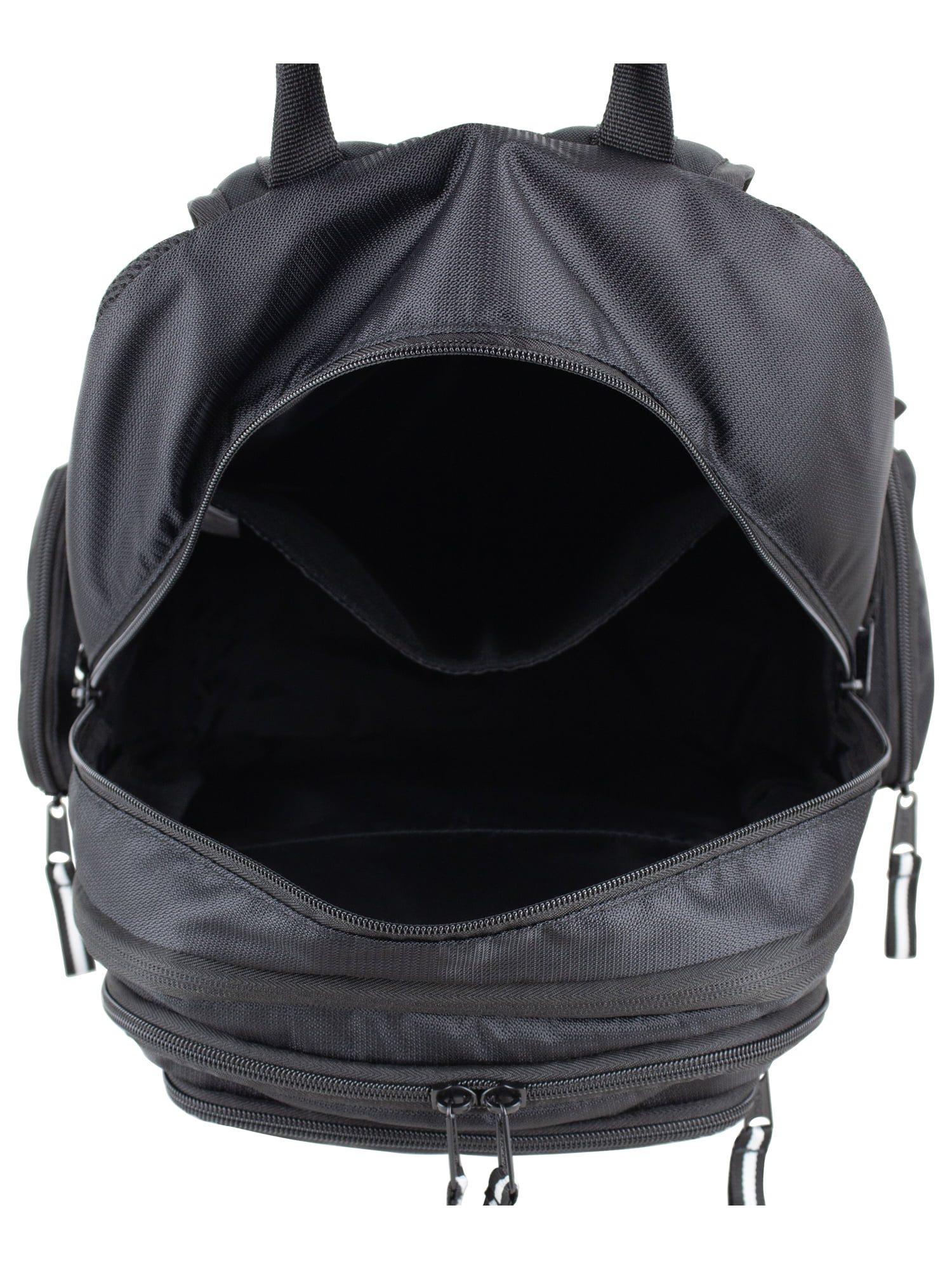 Eastsport Unisex Allegiance Expandable Recycled Backpack, Black