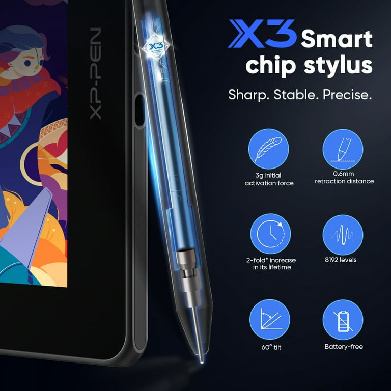 XPPen 13in Drawing Tablet with 1080P Screen XP Artist 13 2nd