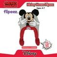 thumbnail image 2 of Boys Winter Hat, Mickey Mouse Squeeze and Flap Fun Cold Weather Beanie for Kids Age 4-7, 2 of 4