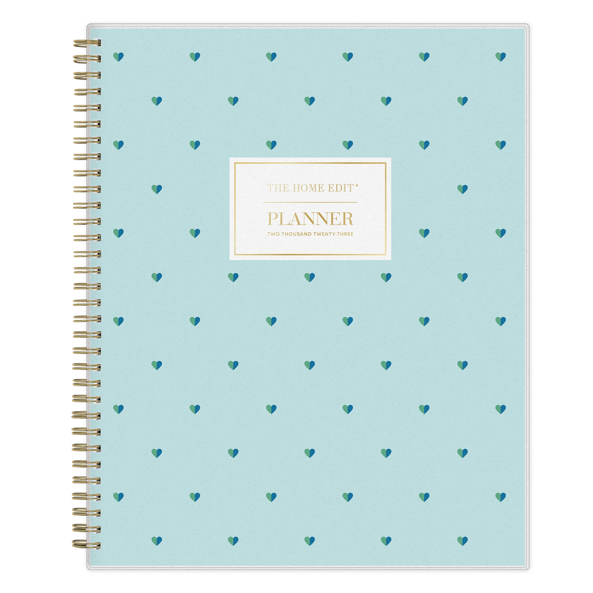 2023 Weekly & Monthly Planner, 8.5x11, The Home Edit for Blue Sky, Sweetheart Mint