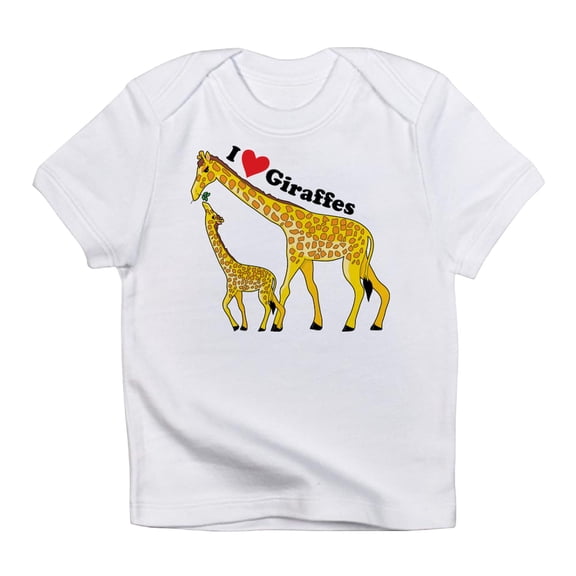 CafePress - I Love Giraffes Infant T Shirt - Infant T-Shirt
