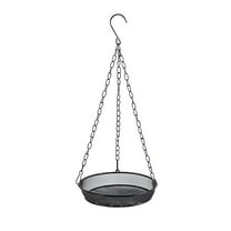 ACDANC Hanging Bird Feeder for Garden Yard Outside -Bird Feeders for Outdoors Platform Flat Bird Seed Tray,Metal Mesh Platform Tray for Attracting Birds,Birds Feeders for Garden