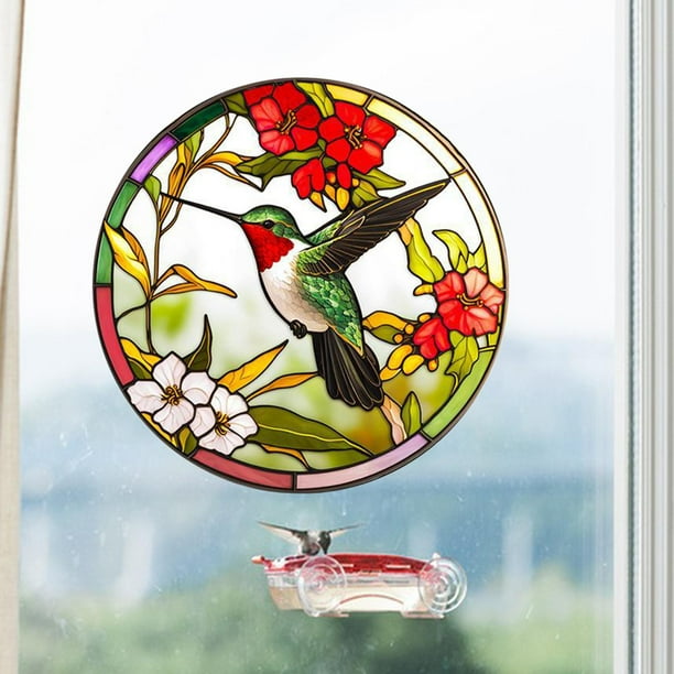 -Pegatinas para vidrio, pegatinas para ventanas, impermeables, decorativas, decoración de paredes, pegatinas para vidrieras, película estática para ve Estilo A