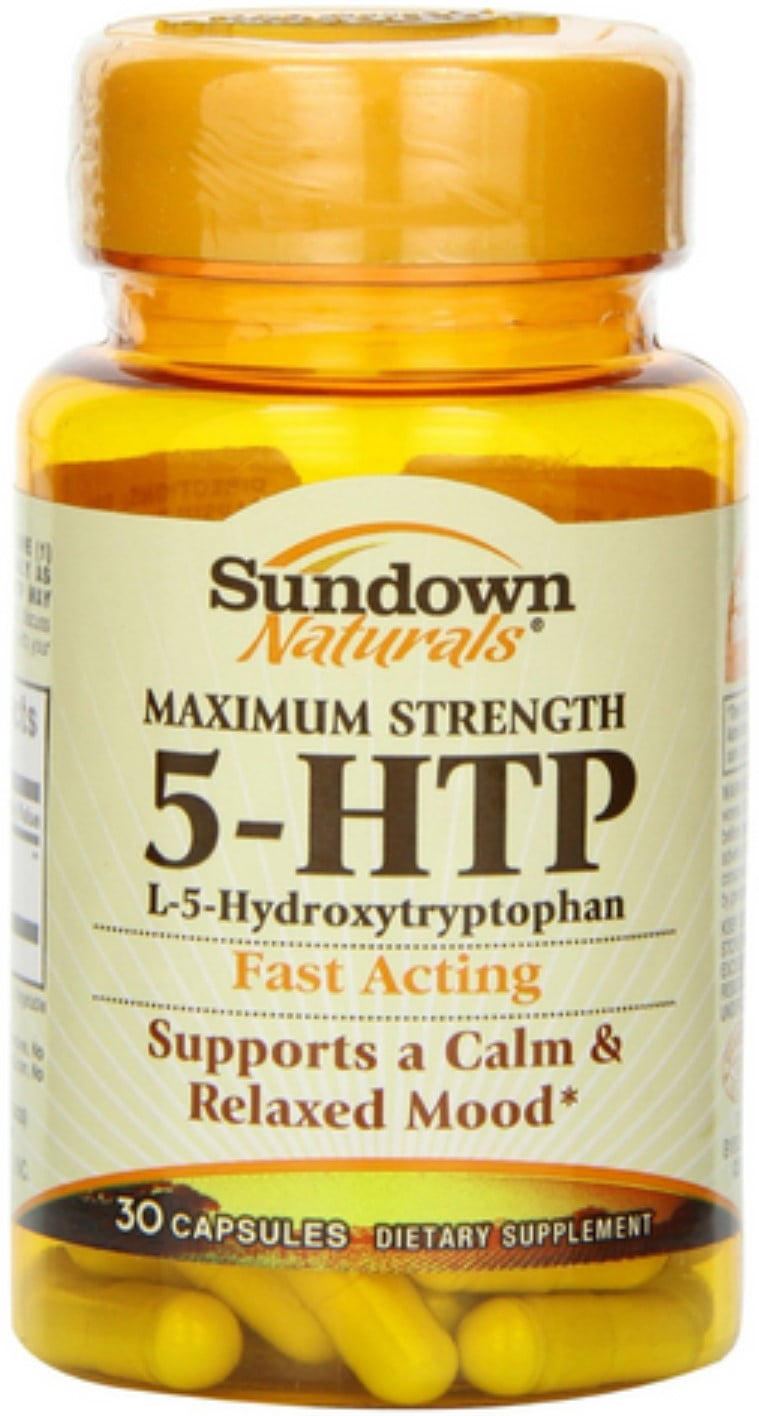 Sundown Naturals 5HTP Capsules Maximum Strength 30 Capsules