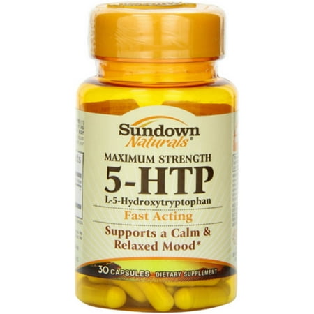 Sundown Naturals 5-HTP Capsules Maximum Strength 30 Capsules - (Pack of 4)