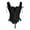 Black, variant on Womens Corset Tops Vintage Gothic Overbust Bustier 2025 Fashion Lace Up Satin Boned Bodyshaper Corset Bridal Shapewear Plus Size Bodysuit Halloween Costume Khaki XXL