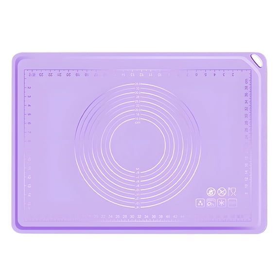 Silicone Baking Mat 23.6 x 31.5 in / 60 x 80 cm, Food-Safe Platinum Silicone Rolling Pastry Dough Mat with Measurement, Non-Stick, Inhibits the Growth of Unwanted Elements for Kneading