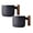 C*Two, variant on 2 Pcs Ceramic Espresso Cups with Wooden Handle, Espresso Shot Cups, Porcelain Demitasse Cups for Coffee or Tea 6 Oz