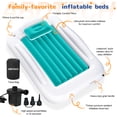thumbnail image 4 of 63 inch Small Inflatable Bed with Safety Sides and Pump, Portable Air Mattress for Travel, Camping, Home Use, Includes Pillow and Storage Bag, 1 Set, 4 of 6