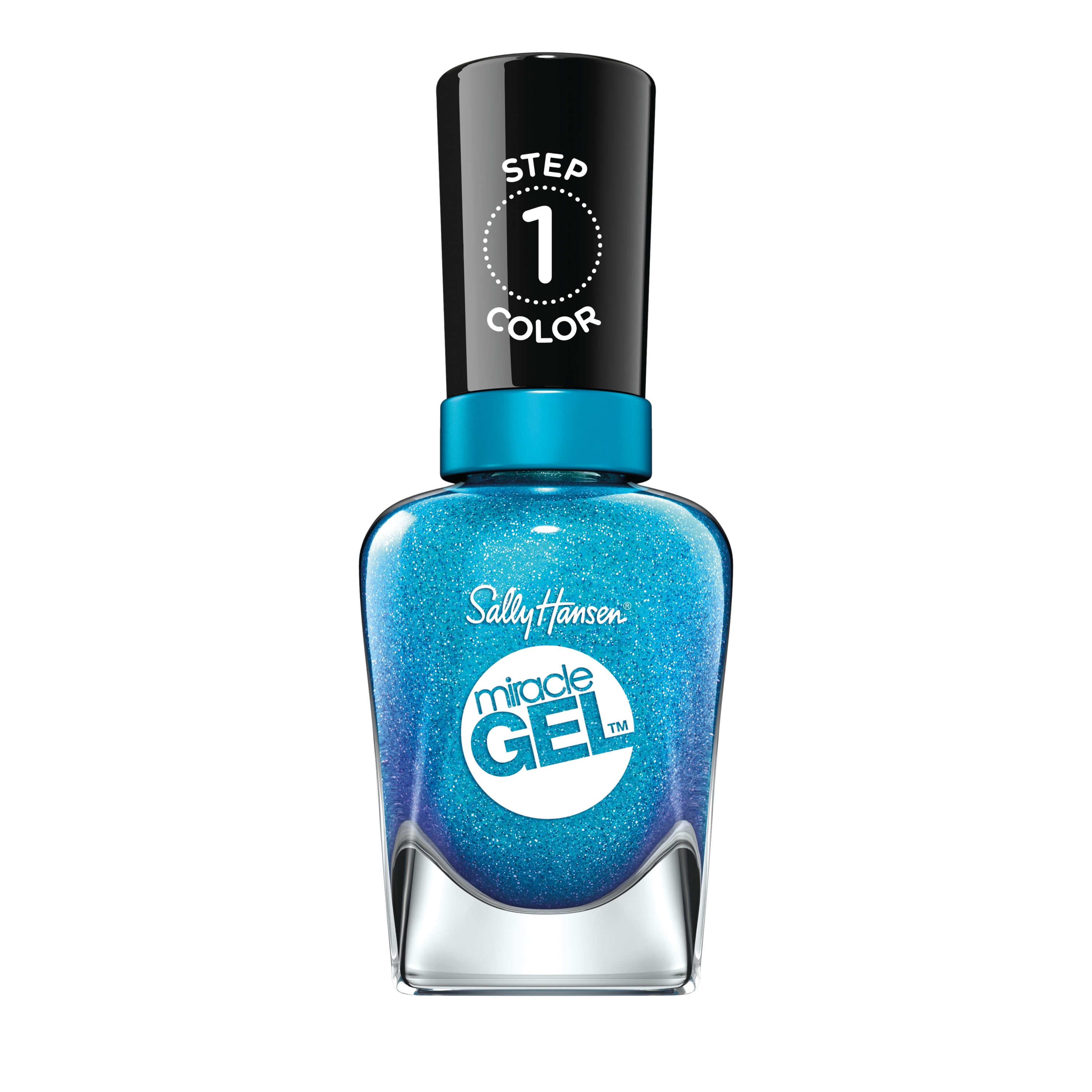 Sally Hansen Miracle Gel Nail Color, Flash-Ionista, 0.50 fl oz, At Home Gel Nail Polish, No UV Lamp Needed