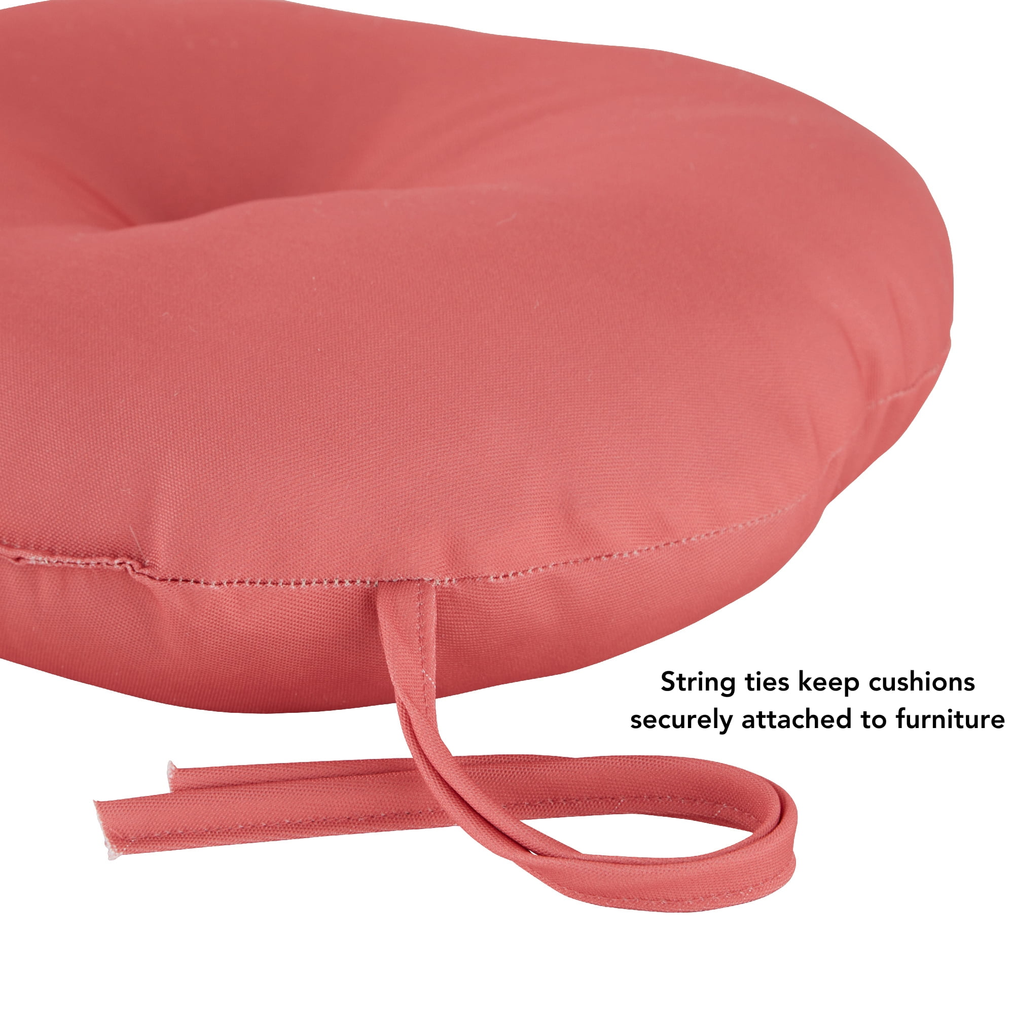 Coral 15 in. Round Outdoor Bistro Seat Cushion (Set of 4) by Greendale Home Fashions