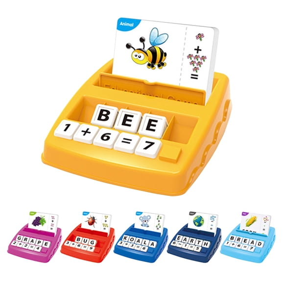2 En 1 Letra Coincidente Número De Juego Matemáticas Conteo Alphabet Word Spelling Objeto Reconocimiento Preescolar Aprendizaje Educativo Regalo De Cumpleaños Para Niños Niños