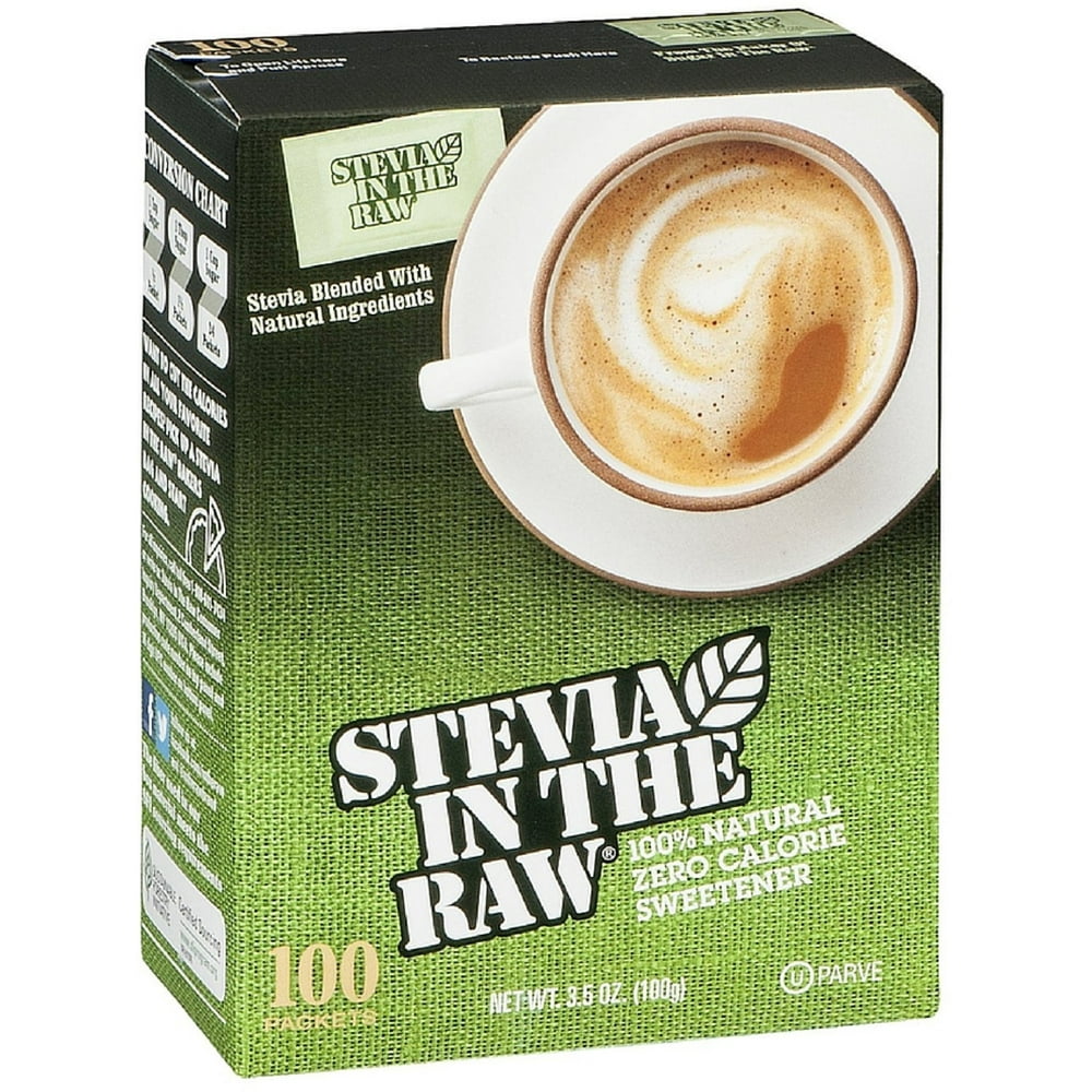 Stevia In The Raw Natural Sweetener 100 ea (Pack of 2)