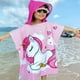 thumbnail image 4 of Manta de baño para niños de 150 x 70 cm, toalla de baño para niños, toalla de playa con capucha para baño familiar, playa, piscina, 4 of 5