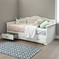 thumbnail image 1 of South Shore Tiara Twin Daybed with Storage, in Pure White, 1 of 8