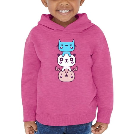 

Kawaii Cat Panda Deer Stack Hoodie Toddler -Image by Shutterstock 5 Toddler