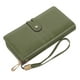 thumbnail image 4 of Cartera de mujer Monedero portátil Cartera de cuero Monedero con cremallera Monedero compacto para viajes, 4 of 5