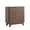 Brown, variant on Ktaxon Solid Wood 3 Drawer Nightstand Fluted Bedside Table End Table, Oak