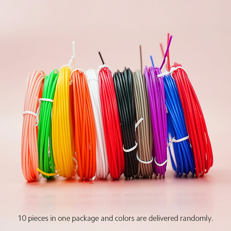 1 Set Of 20 Pcs 3d Pen Filament Refills For Low Temperature 3 D Pen Pcl  Filament Refills 16.4 Feet For Each Color 3 Dimensional Printing Pen  Filament