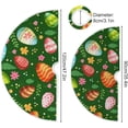thumbnail image 3 of Coolnut Easter Eggs Christmas Tree Skirt 48", Easter Tree Skirt Double Layers Polyester Easter Tree Skirt for Easter Holiday Party Decoration, 3 of 6