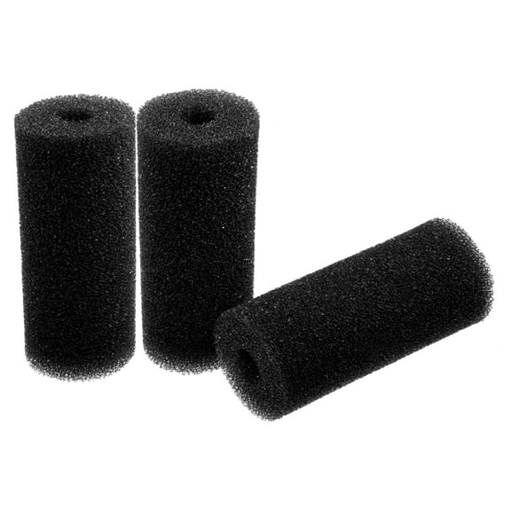 3 Pcs Aquarium Pre Filter Foam Roll Foam Sponge Roll Intake Filter for Fish Tank Black 15x6.5x2cm