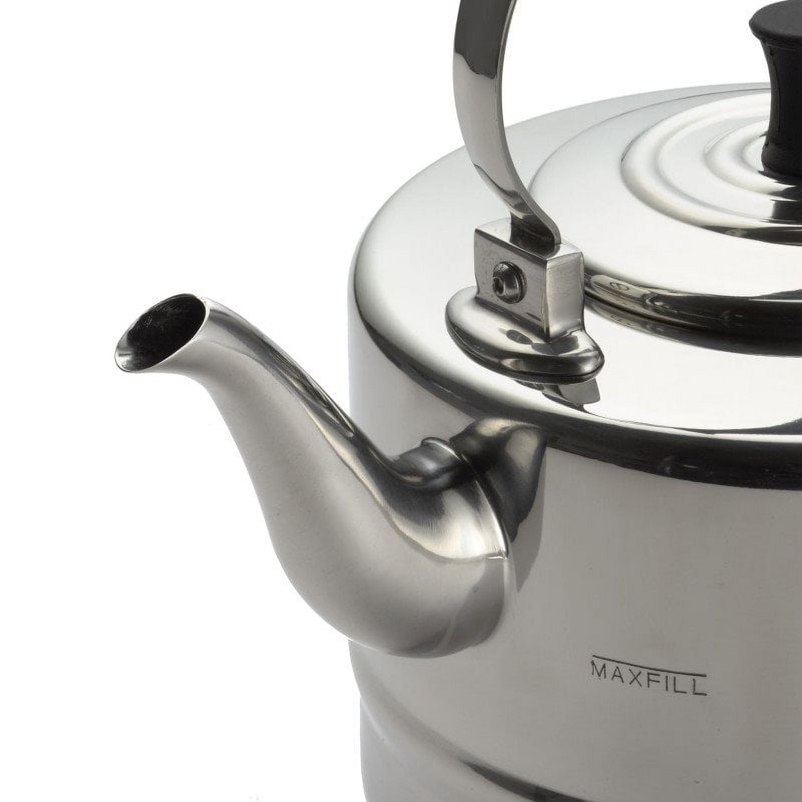 BonJour(r) Tea Stainless Steel and Copper-Base Gooseneck Teapot / Teakettle, 2-Quart