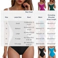 thumbnail image 4 of XUNKUSGA Tummy Control Swimsuits for Women Fashion Slimming Color Block Side Waistlines Womens Swimsuits Lightweight V Neck One Piece Swimsuit Women,Blue,L, 4 of 8