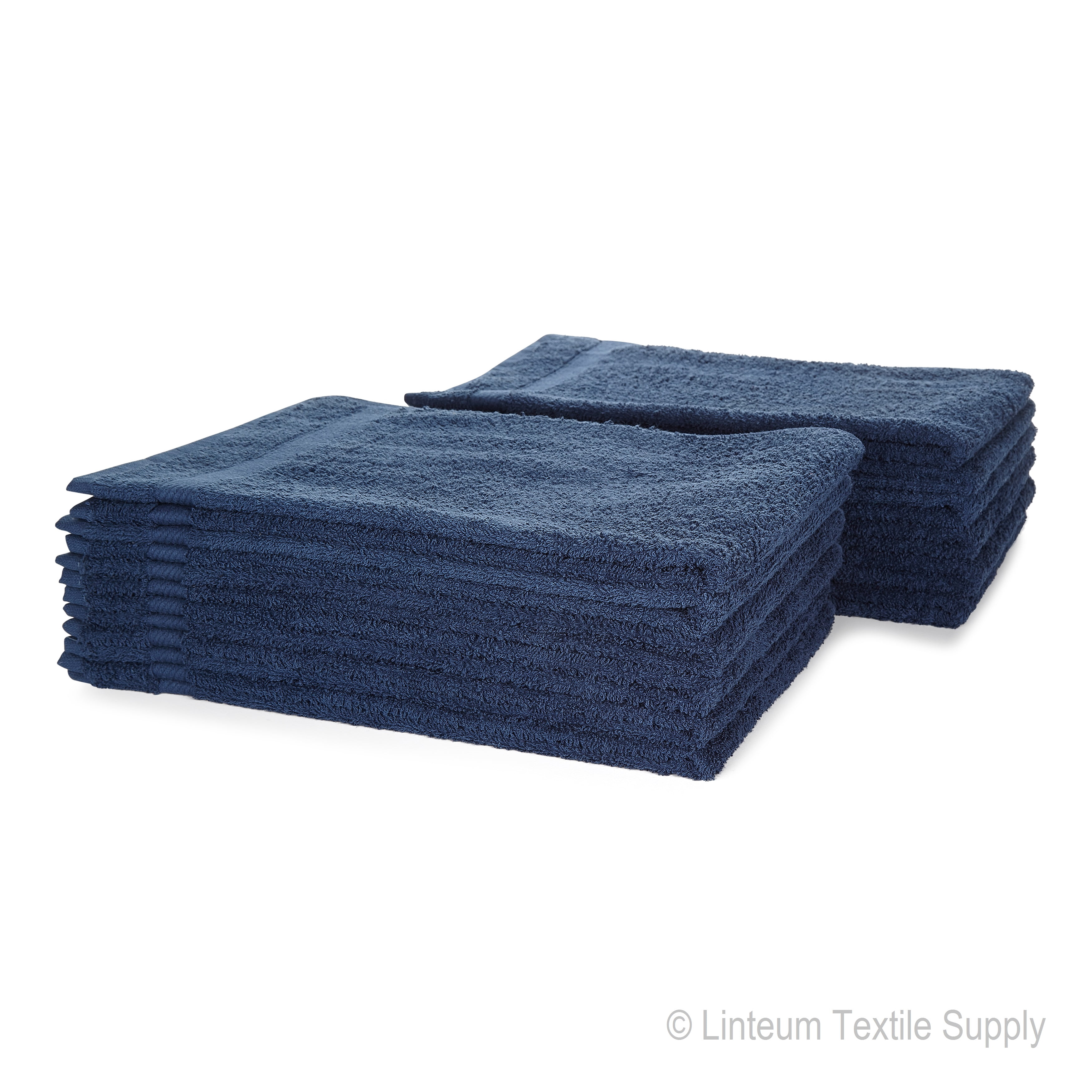 Linteum Textile Navy Blue 12 Pack Luxury Hand Towel - 16x27 Inches, Premium 100% Cotton, Ultra-Soft and Highly Absorbent Towels for Bathrooms, Gyms, Showers, Hotels, and Spas
