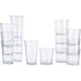thumbnail image 2 of Gibson 78979-16RR Swirl Glass Tumbler Set, Glass, 2 of 6