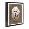 thumbnail image 3 of Stupell Industries Cottage Fun Bichon Frise Phrases Black Floating Frame Canvas Art, 18 x 18, by Nancy Overton, 3 of 8