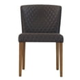 thumbnail image 4 of Albie Diamond Stitching PU Leather Chair, 4 of 5