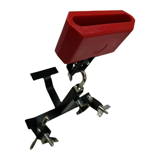 Abrazadera para cencerro, soporte para pedal de percusión, accesorio para pedal de batería, soporte para percusión con cencerro