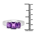 thumbnail image 4 of 2.10 Carat Genuine Amethyst .925 Sterling Silver Ring, 4 of 4