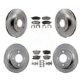 thumbnail image 1 of Transit Auto Front Rear Disc Brake Rotors and Semi-Metallic Pads Kit for Car Hyundai Tiburon Elantra K8F-101088, 1 of 11
