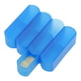 thumbnail image 6 of Unique Bargains 1 Pc Pill Case 4 Grid Push-Pull Pill Box Blue, 6 of 6