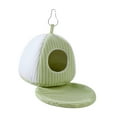 thumbnail image 3 of Nido para jaula de pájaros, nido para cama de pájaros, fácil instalación, práctico cobertizo para hamaca colgante, accesorios para invierno, gris 17 cm x 17 cm x 17 cm, 3 of 8