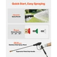 thumbnail image 6 of Chateauy Gas Garden Sprayer, 26.5CC 0.9HP Backpack Unit, 5 Gal Tank, Long Wand & Nozzles for Efficient Lawn Coverage, 6 of 6