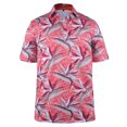 thumbnail image 1 of Monterey Club Men's Kingston Print Texture Golf Polo Shirt #3501, 1 of 2