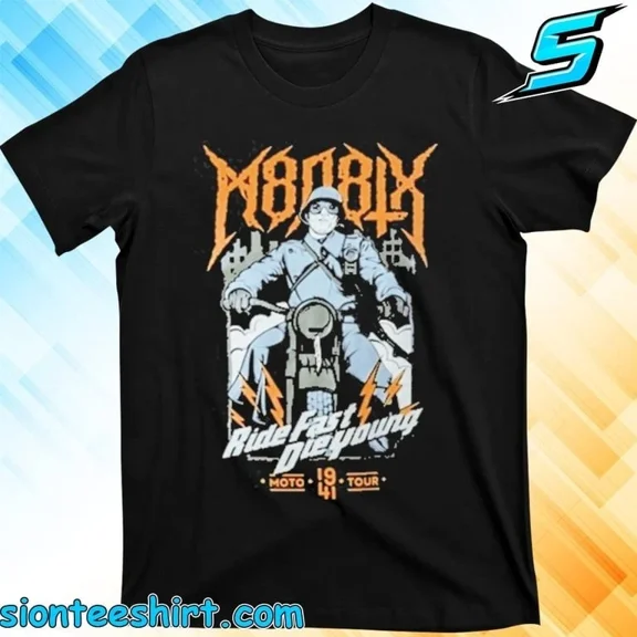 RARE M8l8th Mototour 1941 Metal Band T-Shirt