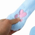 thumbnail image 6 of Animal Hat with Ears Moving Jumping Pop Up Beating Hat Plush Holiday Cosplay Dress Up Funny Gift for Kids(Light Up Blue Rabbit), 6 of 7