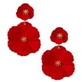 thumbnail image 3 of 1 par de hermosos pendientes decorativos con forma de flor, joyería de moda, 3 of 6