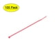 thumbnail image 1 of Cintas de cable rosas de 150 mm x 2.5 mm, ataduras de nylon autolock, paquete de 100, 1 of 5