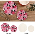 thumbnail image 4 of SKYSONIC Pot Holders Trivets set, 2 Pcs,Panda Bear Valentine's Day Potholders for Kitchen Thread Weave Trivets for Hot Dishes/Pot/Bowl/Teapot/Hot Pot Holders, 4 of 7