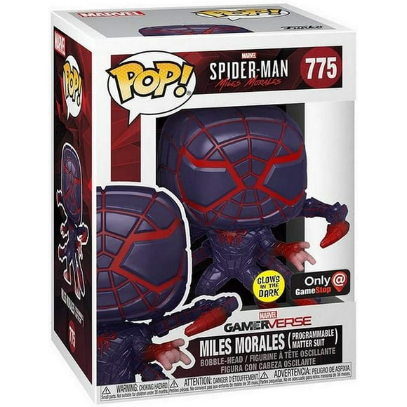 Pop Marvel Spider-Man 3.75 Inch Action Figure Gamerverse Exclusive - Miles Morales Programmable Matter Suit #775