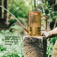 thumbnail image 2 of Bearachild Boquilla larga para botella, bote de 1000ml, práctico aspersor de mano de plástico, hervidor de agua, lata de limpieza, suministros Jardín y Patio Gris, 2 of 6