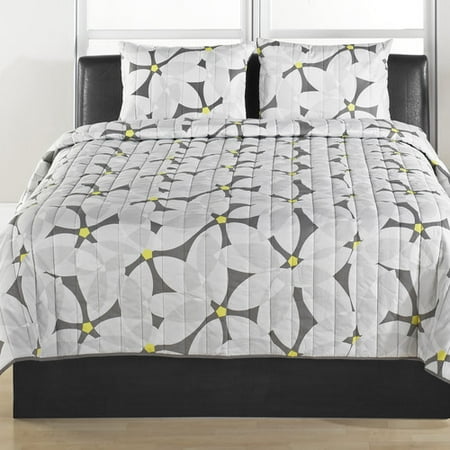 Beco Home Modern Daisy 3 Piece Quilt Set