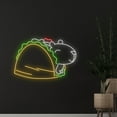 thumbnail image 2 of Handmadetneonsign Capybara Tacos Neon Sign, Tacos Capybara Led Sign, Taco Capybara Led Light, 2 of 5