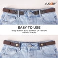 thumbnail image 6 of SUOSDEY No Buckle Stretch Belts for Kids Toddler,Boy Girl Invisible Elastic Belts for Jeans Pants, 6 of 6